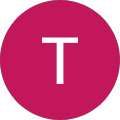 Bold T icon with pink backdrop