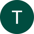 Alphabet T inside green circle