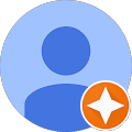 Default user profile icon with star